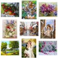 thumbnail image 4 of 40x30CM Sea Turtle Patterns Kitchen 5D rhinestone painting Printed 5D Rhinestone Paintings Square DIY Cross-stitch of Diamond Drawings, 4 of 8