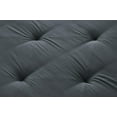 DHP 8 Inch Independently Encased Coil Futon Mattress, Gray Microfiber