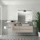 thumbnail image 2 of LED Bathroom Mirror Light IP44 9W Cabinet Lamp Modern Indoor Wall Light Fixture 6000K, Black, 2 of 4