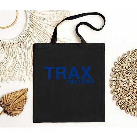 vintage Trax Records Men s Black Tote Bag S to -TH21743