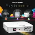 thumbnail image 4 of Open Box Artograph HD Digital Art Projector w/Remote, Wi Fi, & Case, White, 4 of 10