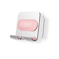 thumbnail image 2 of Tenedor de teléfono de metal antideslizante 25 grados ajustable autoadhesivo autodhesivo de taladro sin paredes de pared para paredes inodoro soporte de la cama de la cama plateado rosa Inevent HA011950-03B, 2 of 7