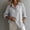 Gray, variant on Linen Button Down Shirt Women Long Sleeve Linen Blend Tops Linen Shirts for Women Casual Ladies Gauze Tops Womens Gauze Tops Breathable Natural Flax Summer Vacation Linen Top,Blue,L
