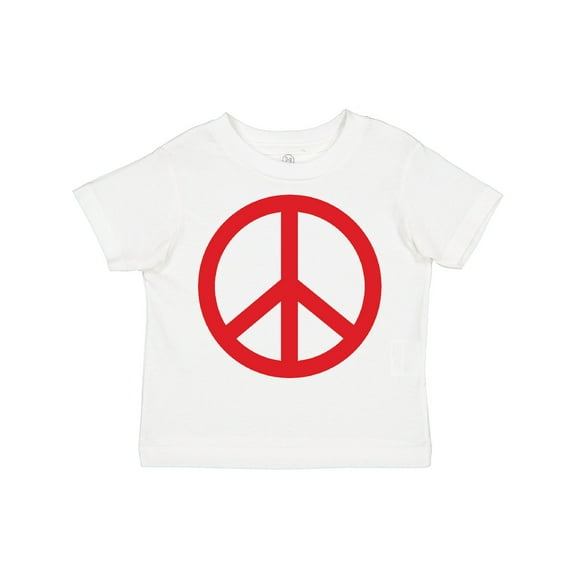 Inktastic Fun Red Peace Sign Boys or Girls Toddler T-Shirt