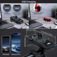 thumbnail image 5 of LEEYNEER USB Rechargeable Bike Light Set with 3 LEDs  Front & Rear Lights  Power Bank  Horn  and Phone Mount -  Fits All Bicycles for Road & Mountain Cycling  Mountain Bike Accessories, 5 of 5