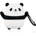 thumbnail image 3 of for Airpod 1&2 Case Cute Cartoon Character 3D Soft Silicone Air Pods Funny Cover Kawaii Fun Cool Unique Design Shell Fashion Stylish Girls Kids Teens Women Cases for Airpods 1/2(Panda), 3 of 4