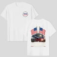 thumbnail image 4 of idosla Womens 250 Anniversary USA Shirt 4th of July Independence Day Anniversary Tops Short Sleeve Shirt USA Olympic Apparel (White, XL), 4 of 8