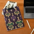 thumbnail image 5 of FORMRS A4 Clipboard Folder with Pen Holder Horizontal Foldable School Office Binder, Gold and Purple Floral Pattern, 5 of 9
