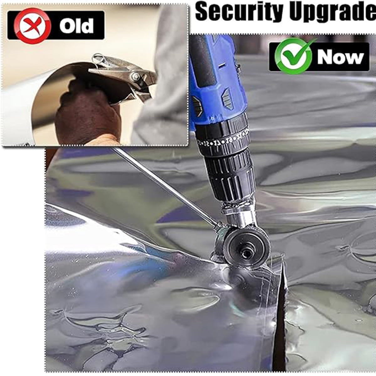 EZTRONICSCORP Electric Drill Plate Cutter-Drill Cut Pro,2024 New Metal Nibbler Drill Attachment,Sheet Metal Cutter with Adapter,DIY Electric Drill Shear for Cutting Iron, Steel,Copper, Aluminum