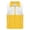 Yellow, variant on Women's Color Block Sleeveless Vest, Lightweight Zip-Up Workwear Jacket with Stand Collar and Multiple Color Choices
