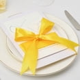 thumbnail image 5 of 1-1/2 Inch Wide Yellow Satin Ribbon, 50 Yards Solid Polyester Fabric Ribbon for Roses Making, Easter, Gift Wrapping, Flower Bouquets, Wedding Decorations, Handmade Crafts, 5 of 7
