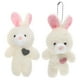thumbnail image 4 of 2 llaveros de muñeco de peluche con diseño de conejito rubor, animal de peluche suave para niños, bolsa colgante, mochila, decoración para el hogar, escuela, viajes y regalos de fiesta, 4 of 5