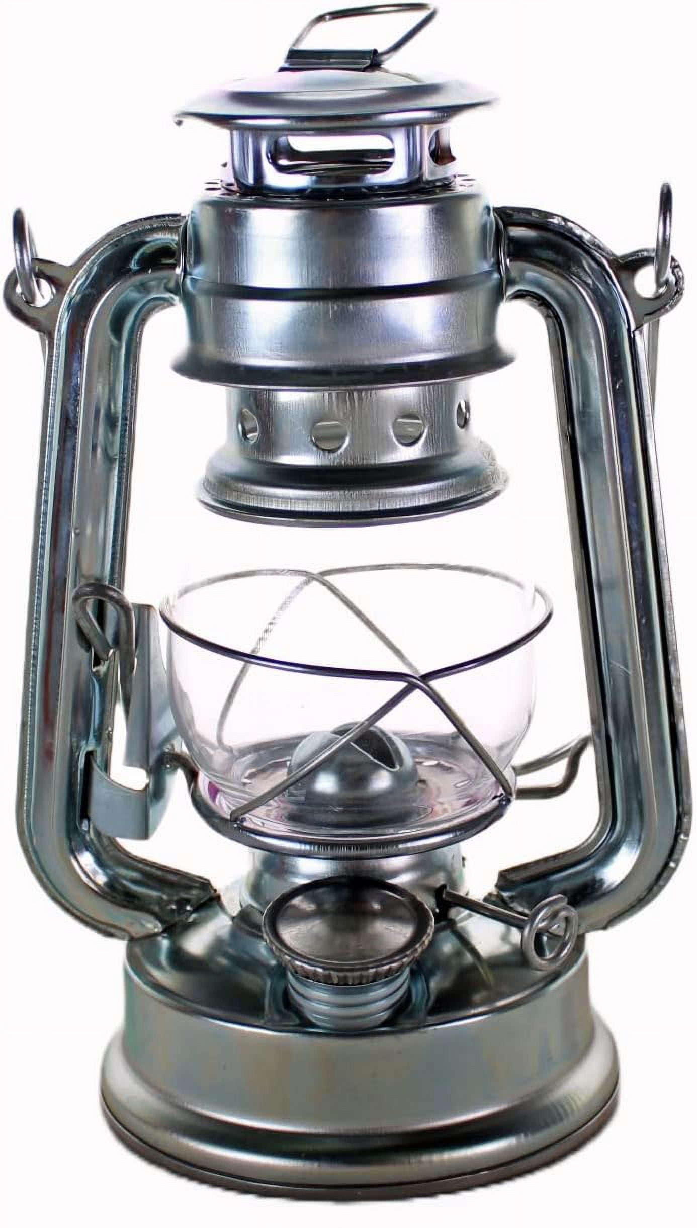 Lot of 30 - 8 Inch Silver Hurricane Kerosene Oil Lantern Hanging Light / Lamp