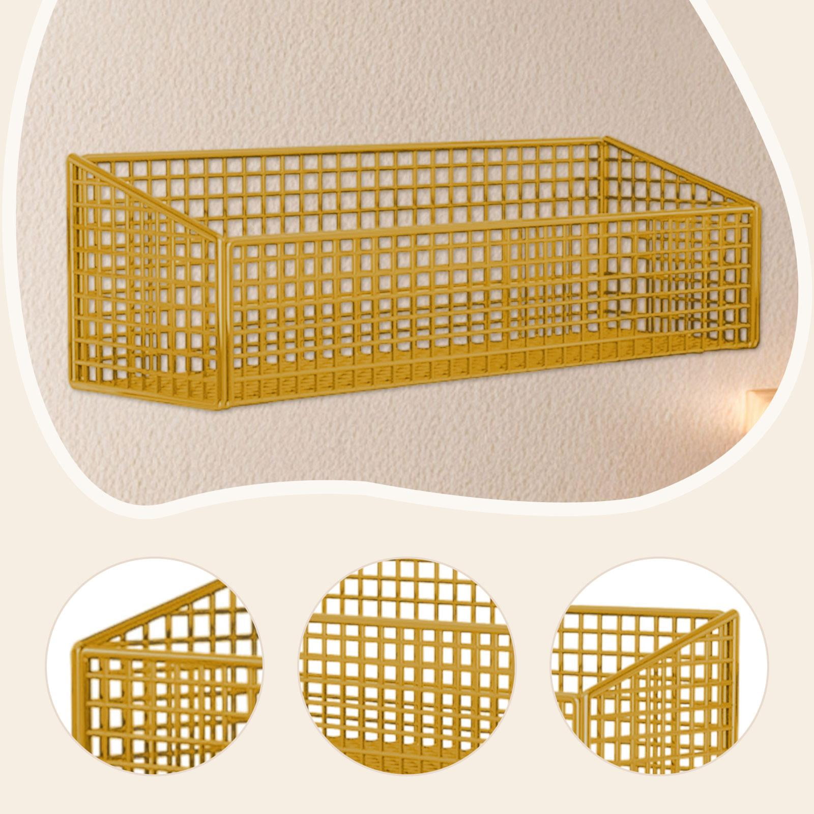 Fruit Vegetable Basket Organizer Wire Metal Sturdy Large Wall Mounted for Pantry Kitchen Home