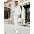 thumbnail image 5 of COOFANDY Men's Jogging Suits 2 Piece Set Quarter Zip Up Pullover Sweatshirt and Sweatpants Set with Pockets, 5 of 7