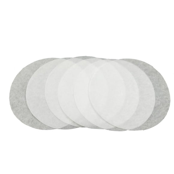 Nvzi 100 hojas de papel absorbente de aceite de cocina, papel de silicona antiadherente circular, sopas, alimentos fritos -3,93 x 3,93 pulgadas