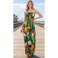 thumbnail image 4 of LA LEELA Women's Casual Maxi Strapless Dresses Summer Tube Dress L-XL Metal, Floral, 4 of 4