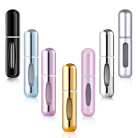 Perfume Travel Refillable, 7 Pcs mini Perfume Refillable Bottle, 5ml Pocket Perfume Dispenser
