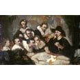 thumbnail image 2 of Manet, Edouard 32x22 White Modern Wood Framed Museum Art Print Titled - The Anatomy Lesson, 2 of 4