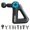 Blue Black, variant on Deep Tissue Massage Gun – Portable Muscle Massager, 9 Speeds, 9 Attachments