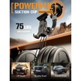 thumbnail image 4 of ToughTested Talon Pivot Mammoth Suction Cup Mount for Phone & Tablet (Up to 12.1”), Heavy-Duty Windshield & Dashboard Holder with Double-Rib Gooseneck, 4.25” Nano-Gel Suction, Off-Road Lock, 4 of 11