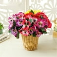 thumbnail image 5 of BKER Flowers Simulation Bouquet Wedding Pansy Desk Home, 5 of 5