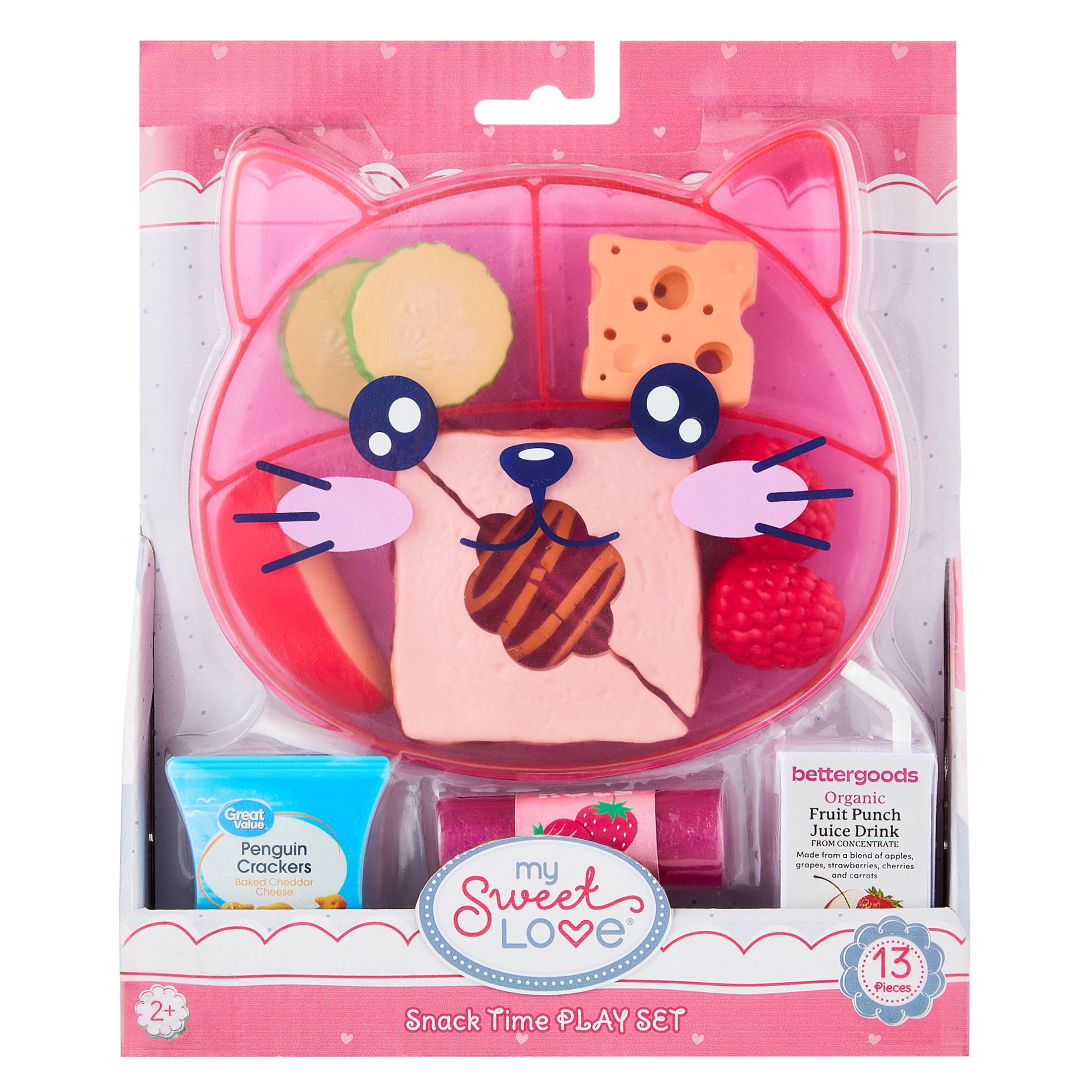 My Sweet Love Snack Time Doll Play Set, 13 Pieces