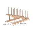 thumbnail image 2 of OFFIGAM 1Pc Bamboo Kitchen Storage Rack for Dish Draining and Organization, 2 of 8