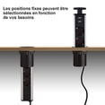 thumbnail image 3 of Bloque de enchufes empotrados 3 enchufes 2 USB Diámetro 80 mm Enchufe retráctil Encimera para cocina u oficina Xemadio XDJJ-118-2, 3 of 7