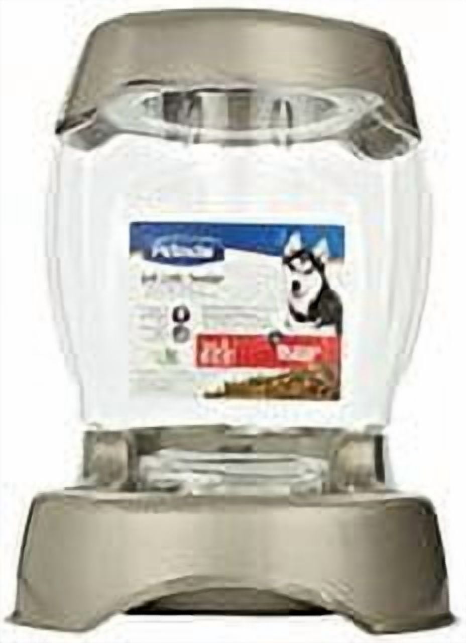 Petmate Café Gravity Pet Feeder Dry Food Treat Dispenser Station for Cats and Dogs, 12 lb, Tan