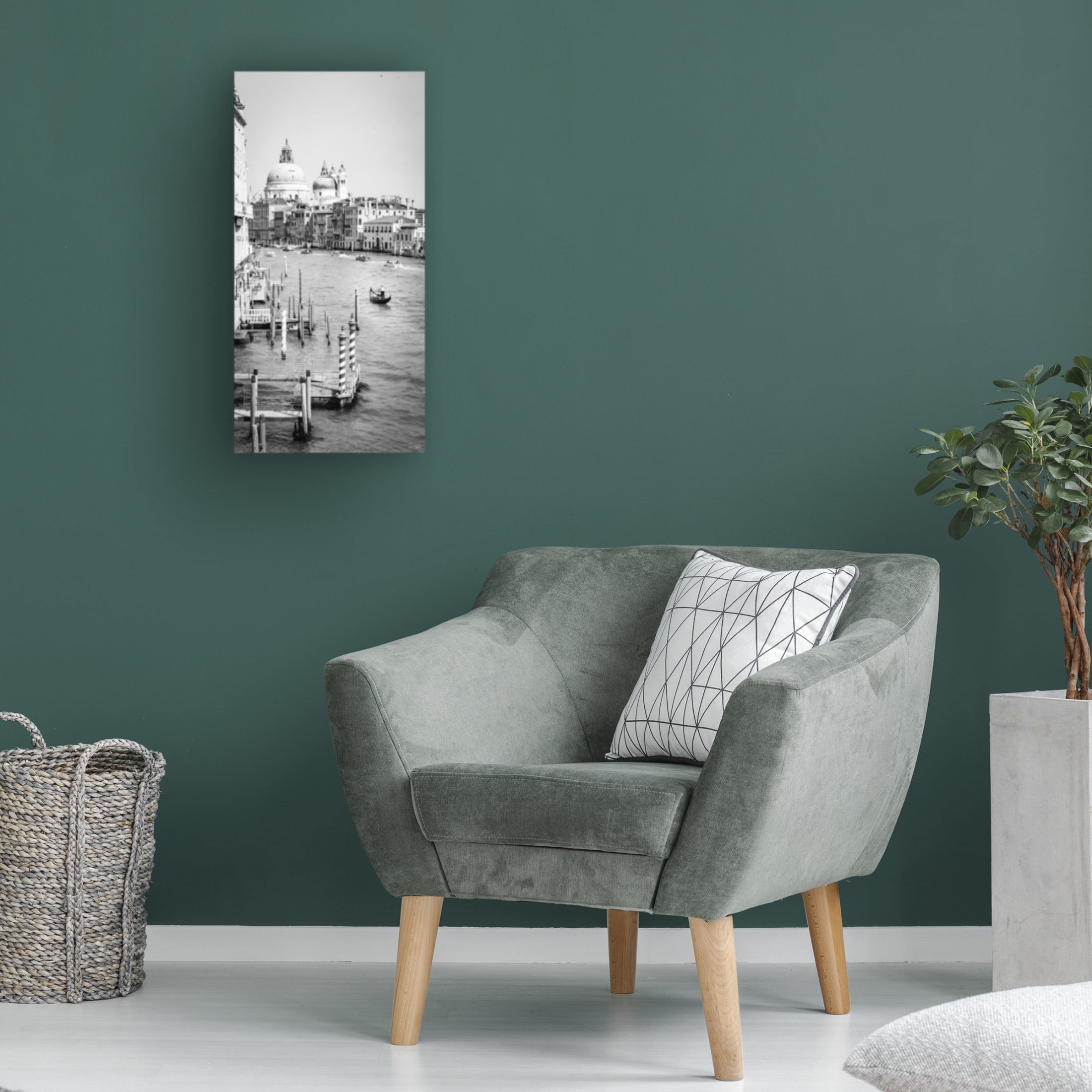 Canvas Wall Art - Life BeautifuLEE 'Venice Grand Canal Vintage' Wall Art for Living Room, Bedroom, or Office Décor by Trademark Fine Art - 10 x 19 Inches