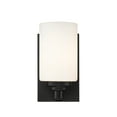thumbnail image 2 of 1 Light Wall Sconce Frame Finish Matte Black, 2 of 3