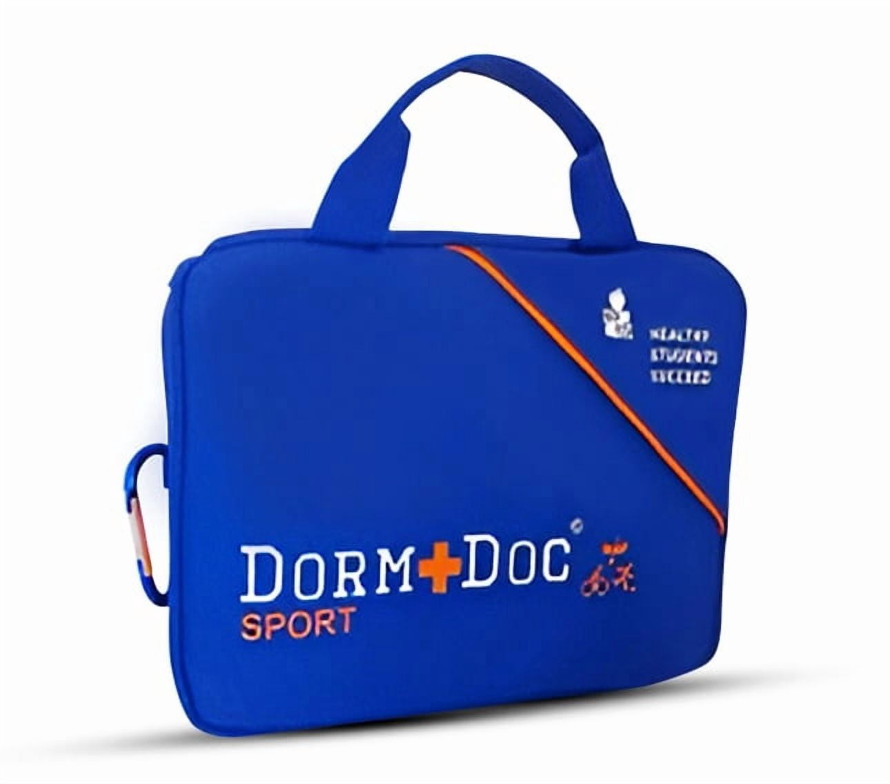 DormDoc Off to College Bundle-Sport Pack 125 piece Medical Kit-MeshTote- MiniTin25pc- Sewing Kit