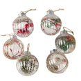 thumbnail image 2 of Adornos de bolas de Navidad transparentes de plástico Puntoco Adornos de árboles de Navidad Puntoco Puntoco-865, 2 of 9