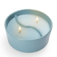 thumbnail image 2 of Better Homes & Gardens 16oz Ocean & Air Duo Scented 2-wick Ceramic Candle, 2 of 7