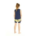 thumbnail image 4 of Girl's Athletic Sportswear Solid Tank Top and Patterned Tennis Shorts Set in Garden Poppy Yellow Small, 4 of 5