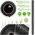 thumbnail image 3 of Weed Barrier, Heavy-duty Garden Weed Landscape Fabric Durable Polyethylene Cloth for Gardening, Soil Erosion Control, and UV stabilized (3FT x 50FT), 3 of 7