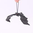 thumbnail image 2 of 12 Pack Halloween Realistic Hanging Bats,Spooky Looking Bats,Fake Rubber Bats for Halloween Party Supplies Halloween Bats, 2 of 7
