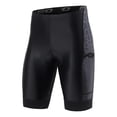 thumbnail image 4 of Men Cycling Shorts Padded Bike Shorts with 3 Pockets Breathable Riding Biking Shorts Tights, 4 of 6