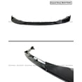 thumbnail image 2 of FITS 2020+ TESLA MODEL Y GLOSS BLACK 3 PCS V STYLE FRONT BUMPER LIP SPLITTER KIT, 2 of 4