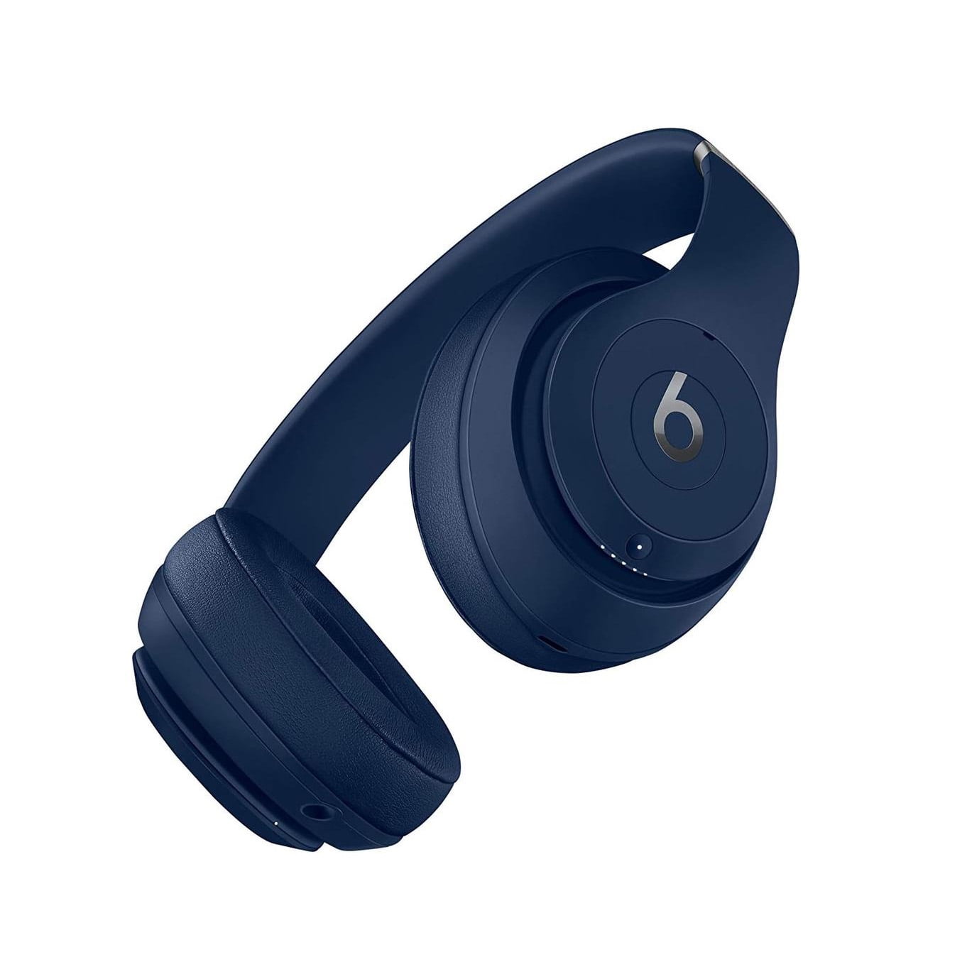 Restored Beats Studio3 Wireless Noise Cancelling Over-Ear Headphones - W1 Chip, Class 1 Bluetooth, 22 Hours of Listening Time, Built-In Microphone - (Blue) (Refurbished)