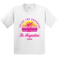 thumbnail image 3 of Inktastic Summer Enjoy the Sunshine St. Augustine Florida in Pink Youth T-Shirt, 3 of 5