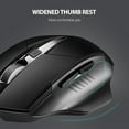 Wireless Mouse 700mAh Large Ergonomic Rechargeable 2.4G Optical PC