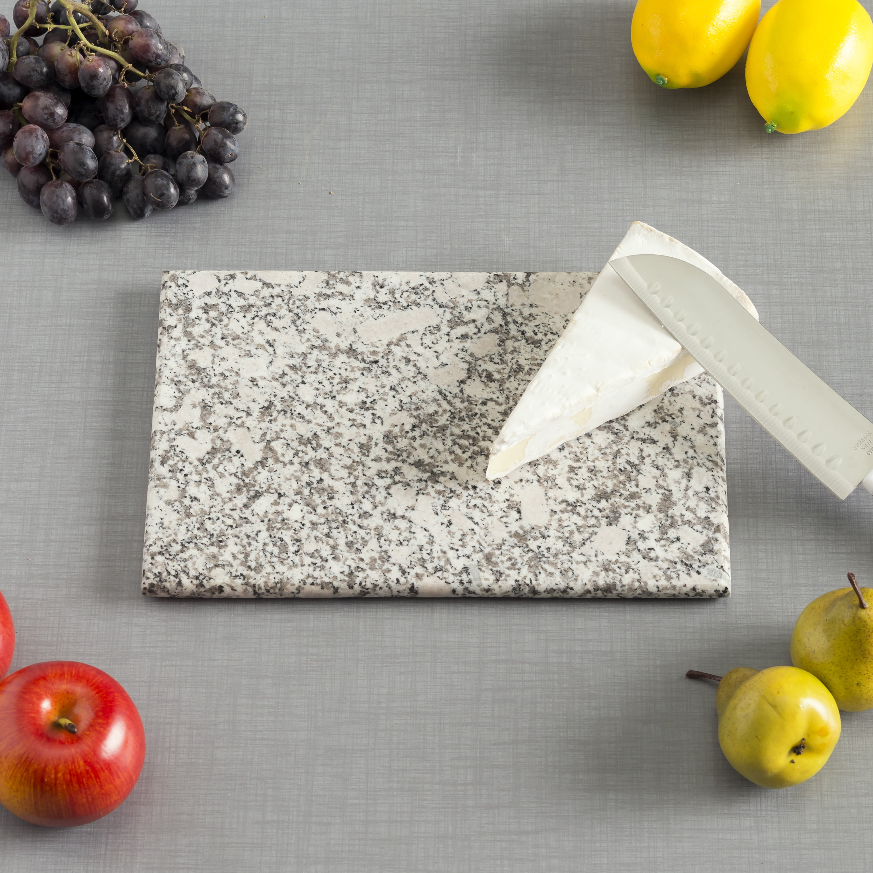 8 x 12 Granite Cutting Board, White