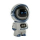 thumbnail image 1 of Altavoz portátil inalámbrico con forma de astronauta, reloj, radio FM y luz nocturna. Blanco, 1 of 8