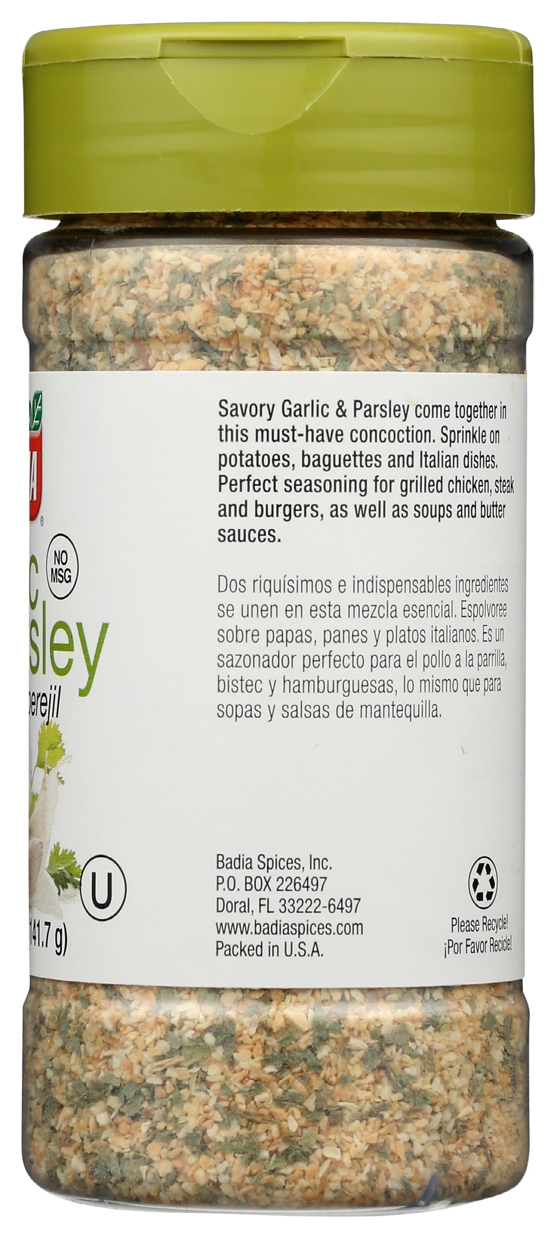 Pack of 6, Badia Garlic & Parsley, 5 oz