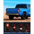 thumbnail image 4 of Nilight Headlight and Taillight Assembly Combo Compatible with 1999 2000 2001 2002 Chevy Silverado 1500 2500 1500HD 2500HD 3500 OE Style Black Housing Amber Reflector Smoke, 4 of 9