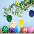 thumbnail image 2 of MRLESS 6pcs Easter Egg Shape Wicker Rattan Balls Boho Style Decorative Balls for Weddings Seasonal Decor Vase Fillers Holiday Decorations, 2 of 8