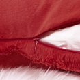 thumbnail image 4 of Fundas de almohada navideñas ZWJD, juego de 2 cojines de 18 x 18 con flecos, elegantes fundas de cojín cuadradas decorativas de algodón para sofá, sofá, cama, sala de estar, granja, decoración bohemio, 4 of 7