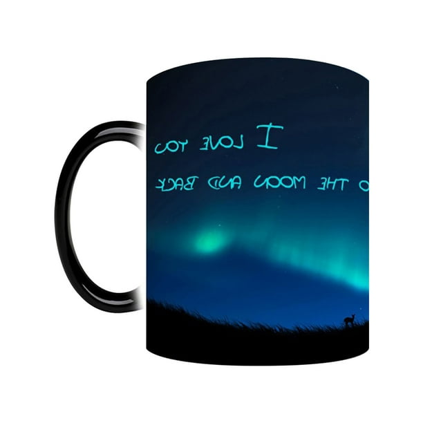 Taza Que Cambia de Color, Taza de Café de Cerámica Única, Apta para Microondas y Lavavajillas, Idea de Regalo Genial para Amantes Del Té y El Café, Capacidad de 350 Ml, Perfecta para Uso Per